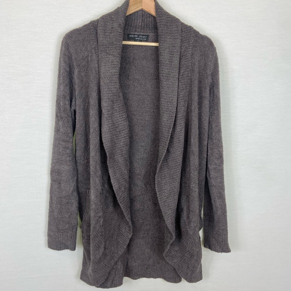 Barefoot Dreams Sweaters - Barefoot Dreams Cozy Bamboo Chic Light Circle Cardigan Shawl